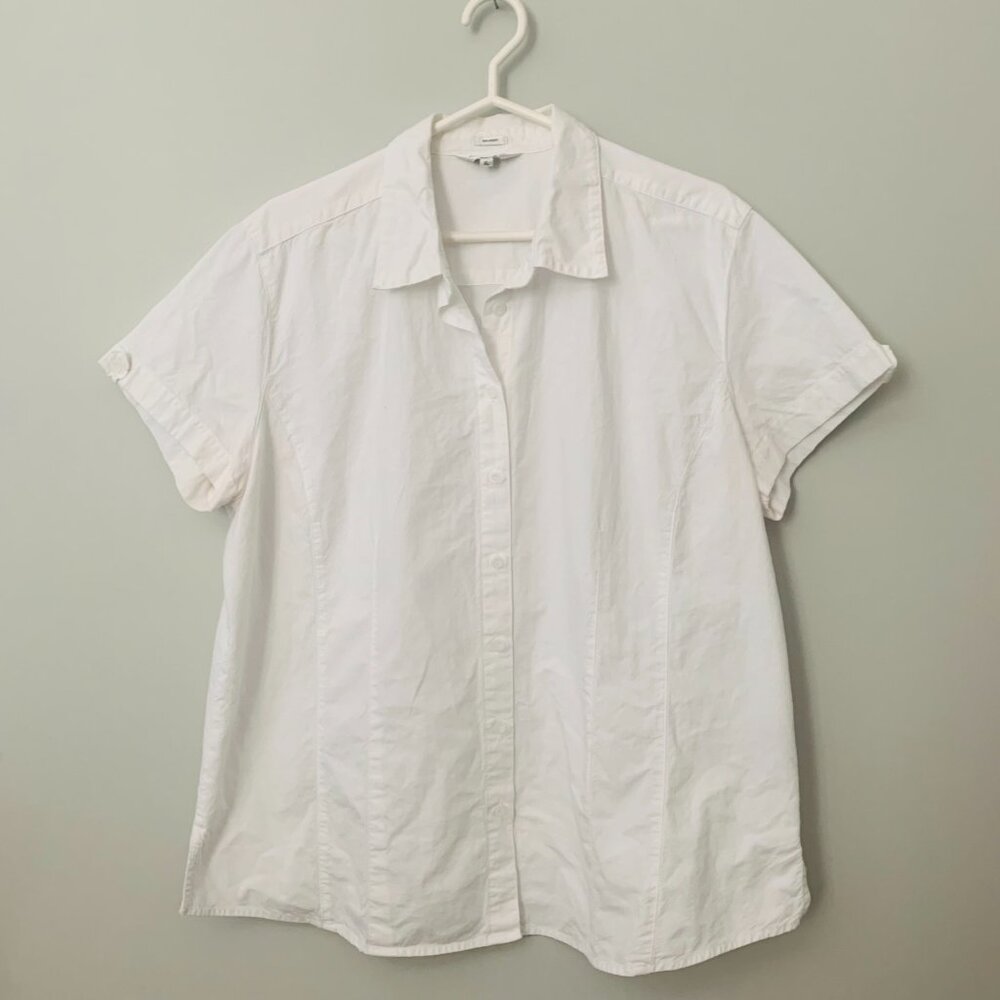 Northern Reflections White Blouse Sz XL